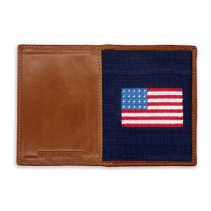 Smathers & Branson American Flag Passport Case (Dark Navy)
